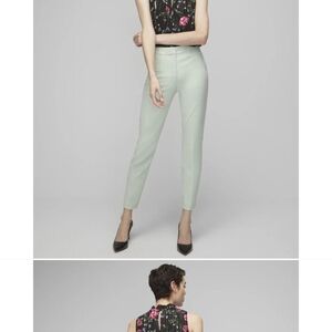 White House Black Market Light Green Ankle Pants